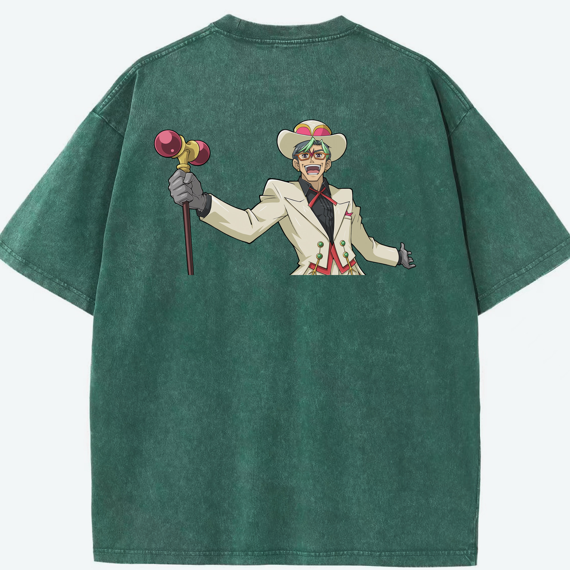 （画像用） 遊☆戯☆王 Yu-Gi-Oh! 綿100% ヴィンテージ風 半袖Tシャツ（背面プリント）